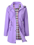 Women's Waterproof Jacket | Lightweight, Adjustable Waist, Detachable Hood 4