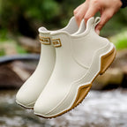 Women's Waterproof Rain Boots | Lightweight, Non-Slip Sole, Easy On/Off 1