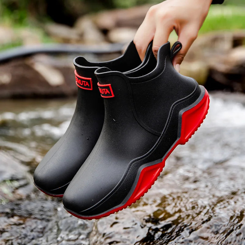 Women's Waterproof Rain Boots | Lightweight, Non-Slip Sole, Easy On/Off 6