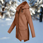 Women's Waterproof Rain Jacket | Hooded, Longline, Water-Repellent Design 5