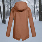 Women's Waterproof Rain Jacket | Hooded, Longline, Water-Repellent Design 6