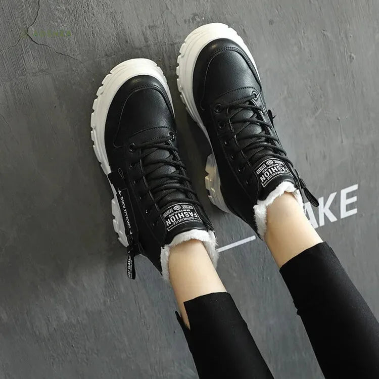 Women's Winter Boots | Lace-Up Design, Insulated, Non-Slip Sole 1