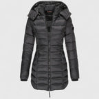 Women's Winter Coat | Slim-Fit Parka with Detachable Hood 1