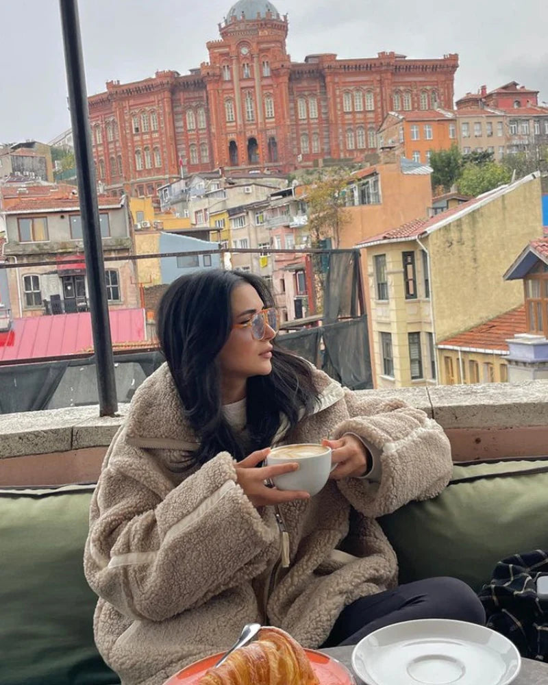 Women's Winter Coat | Warm Cotton Blend, Stylish Design 3