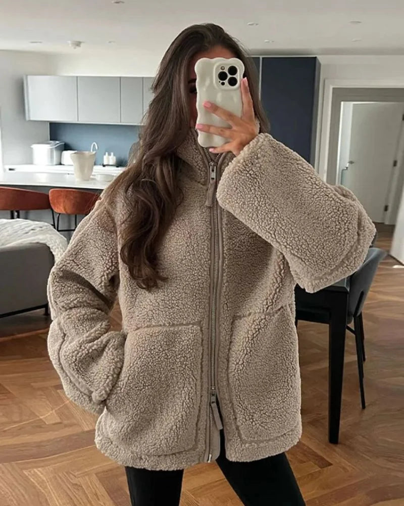 Women's Winter Coat | Warm Cotton Blend, Stylish Design 4