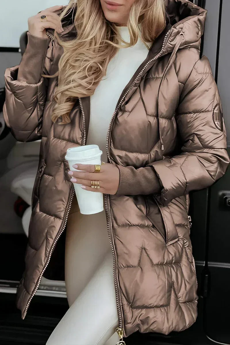 Women's Winter Coat | Warm Lining, Hooded, Elegant Cut 5
